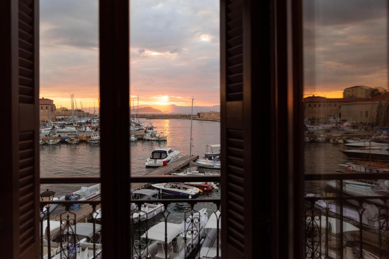 Destino Home Overlooking The Venetian Port Of Chania خانيا المظهر الخارجي الصورة